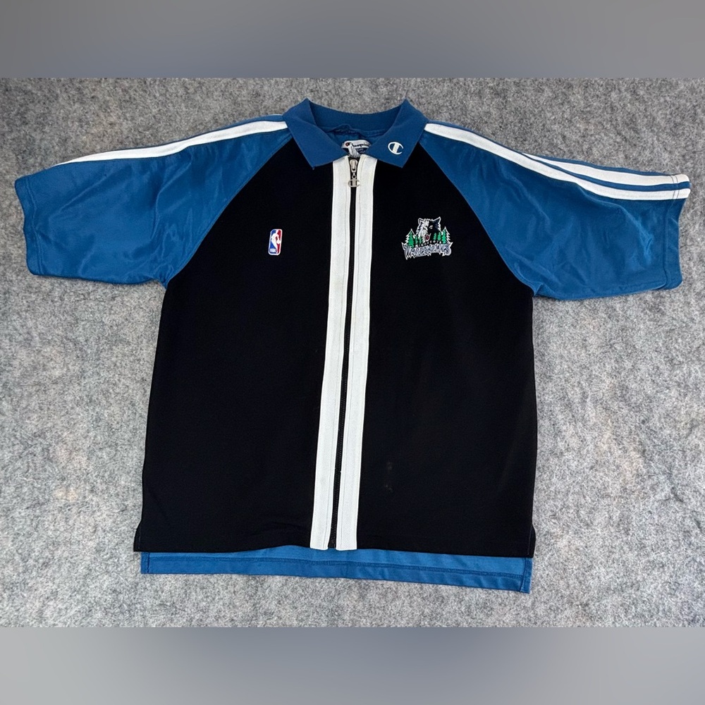 Minnesota Timberwolves Shooting Shirt | Champion | Late 90’s | Vintage | Large‎